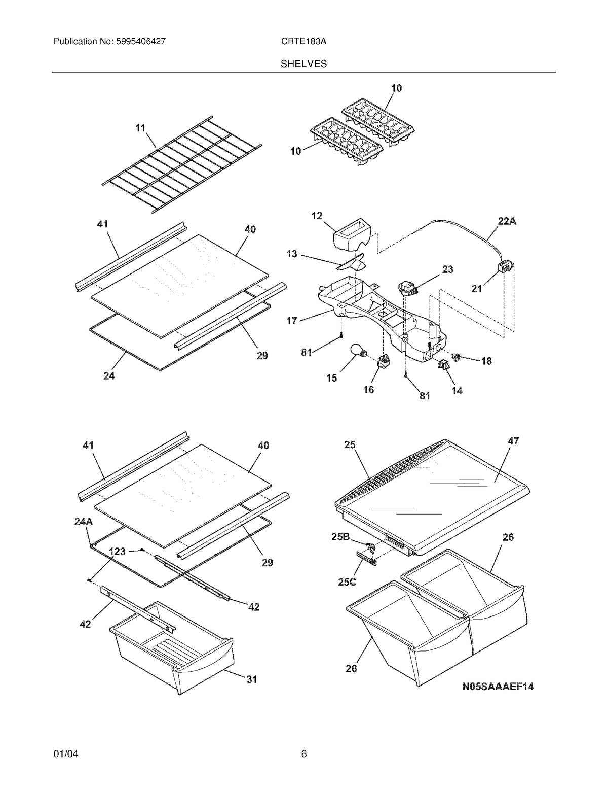 Diagram: Shelves