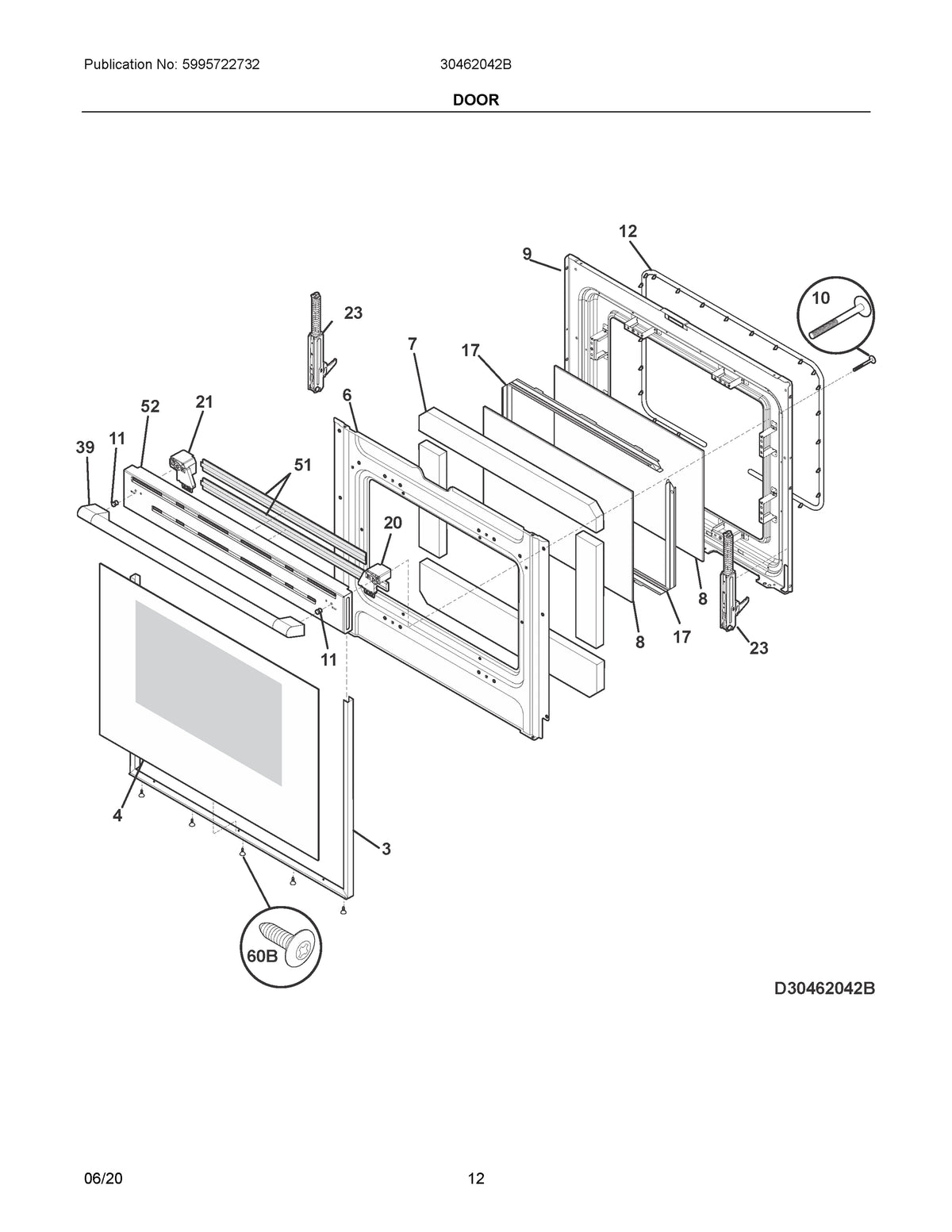 Diagram: Door - see part 23