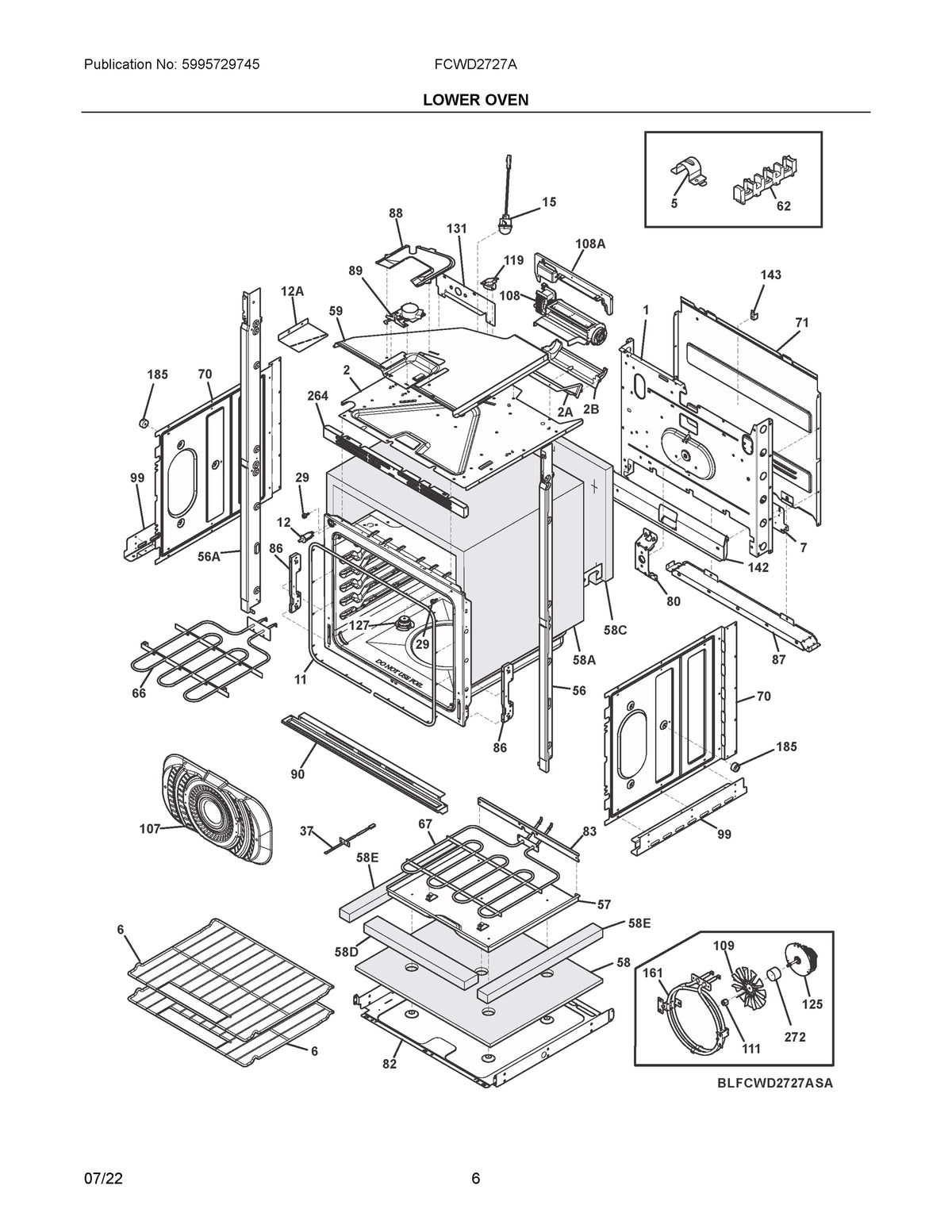 Diagram: Lower Oven