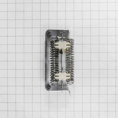Whirlpool 279838 heating element, side view on a measuring grid
