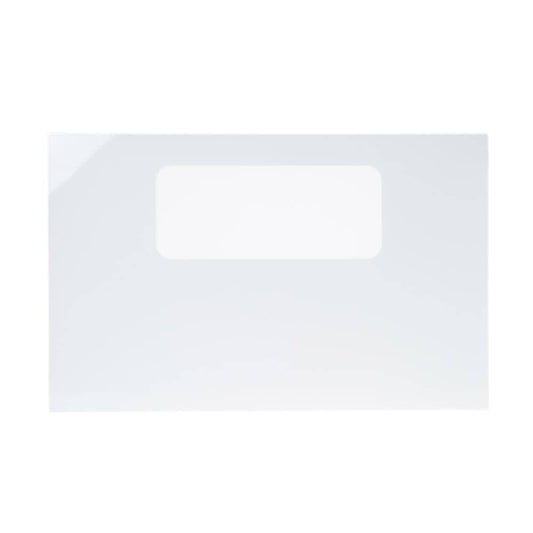WB57K3 GE Exterior Oven Door Glass (White)