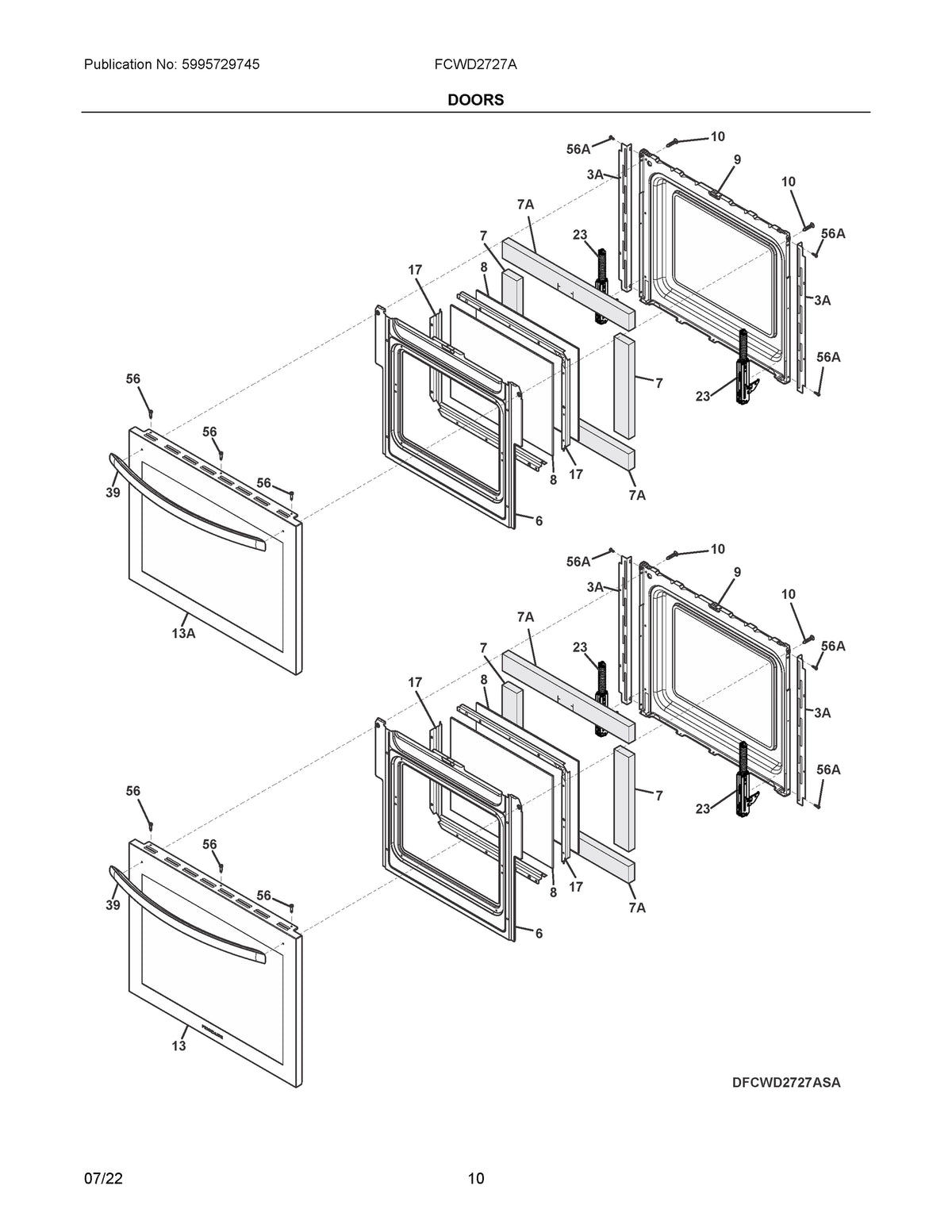 Diagram: Doors - see part 8