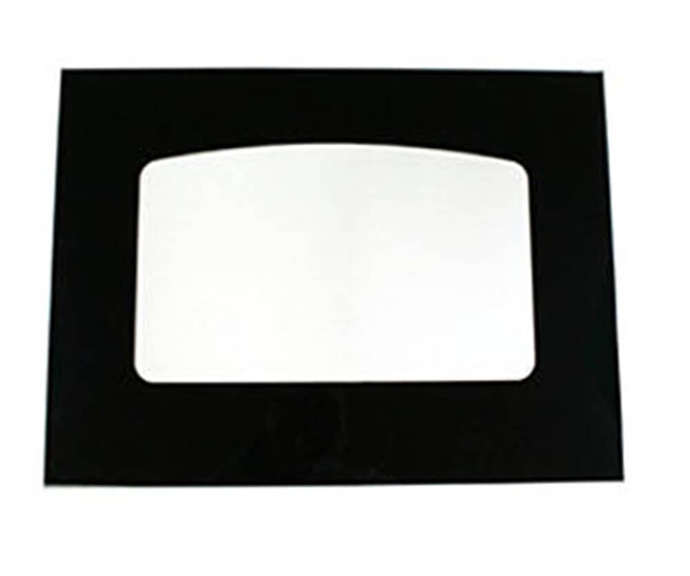 WB56T10179 GE Outer Oven Door Glass (Black)