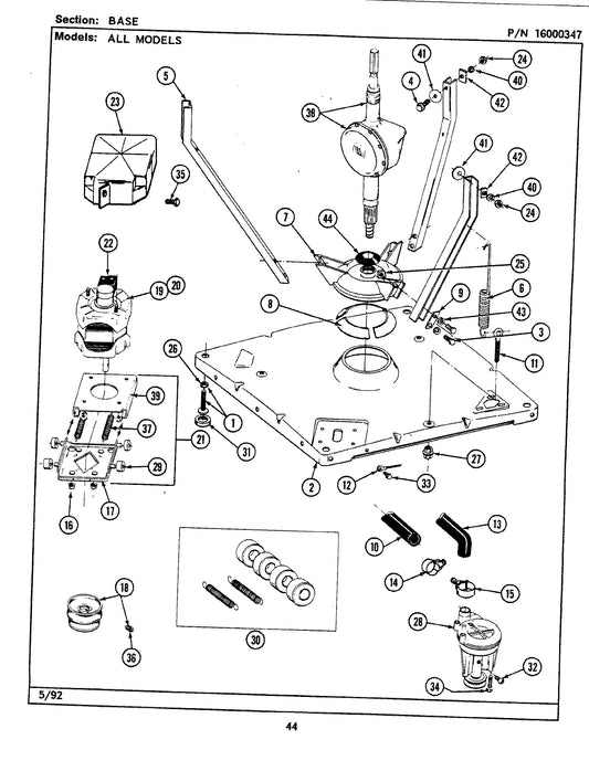 Diagram: Base - see part 8