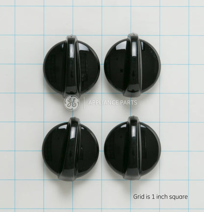WB03X24084 GE Top Burner Knob Kit (Black)