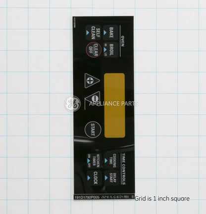 WB27K5337 GE Clock Overlay (Black)