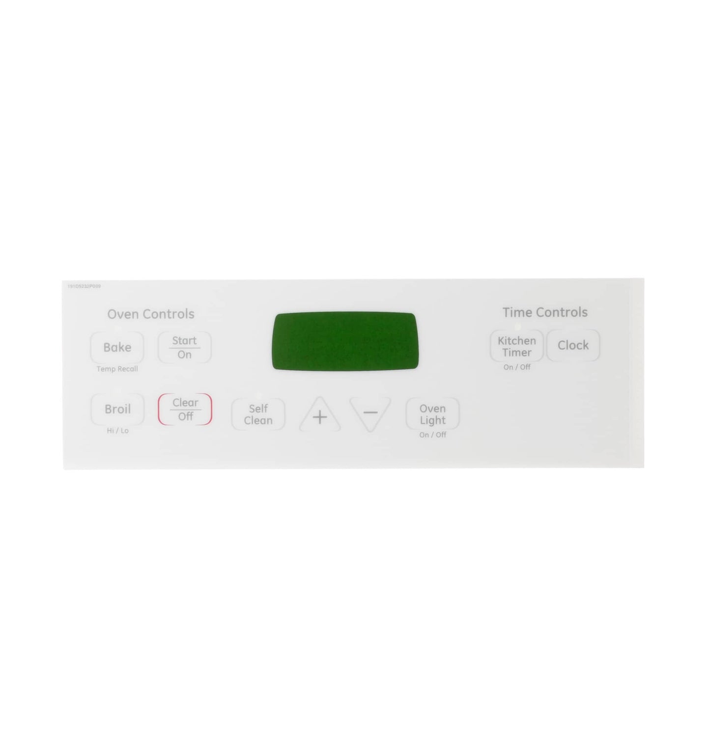 WB27T11014 GE Overlay (White)