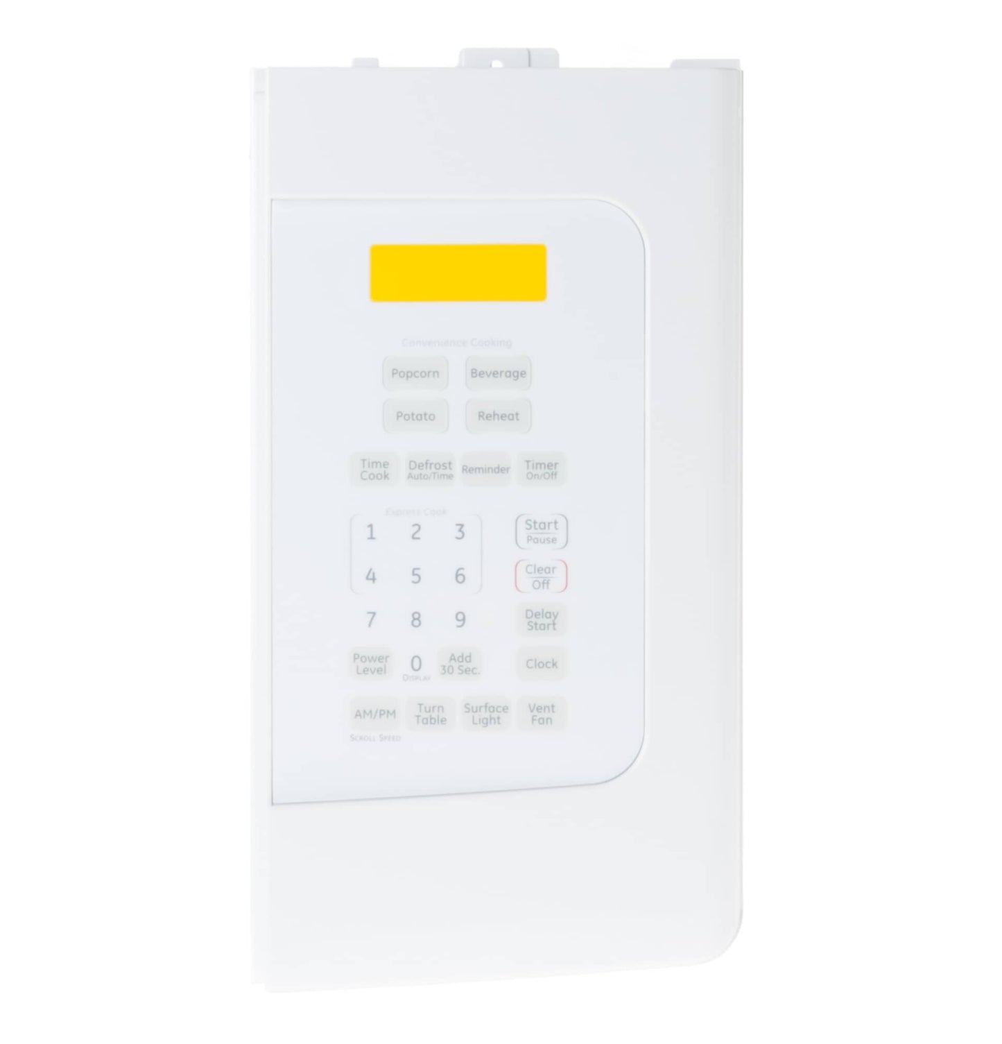 WB56X10824 GE Control Panel Assembly (White)