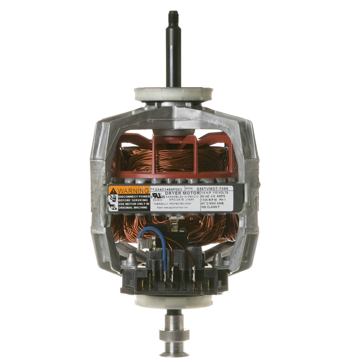 WE17X22215 GE Dryer Motor & Pulley
