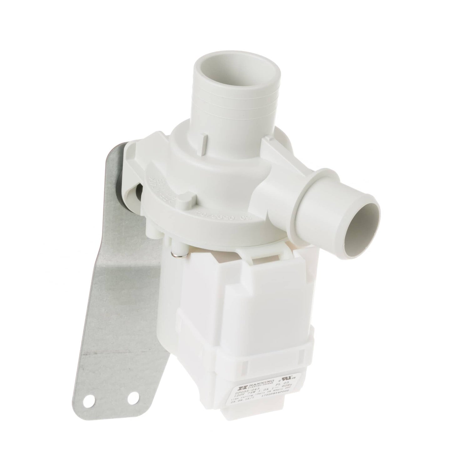 WH23X10043 GE Drain Pump Assembly