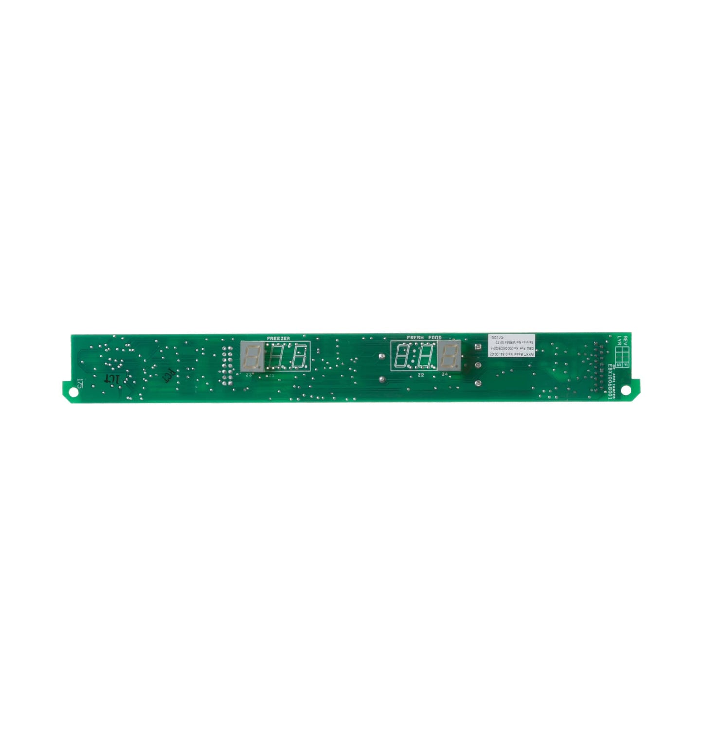 WR55X10172 GE User Control and Display Board