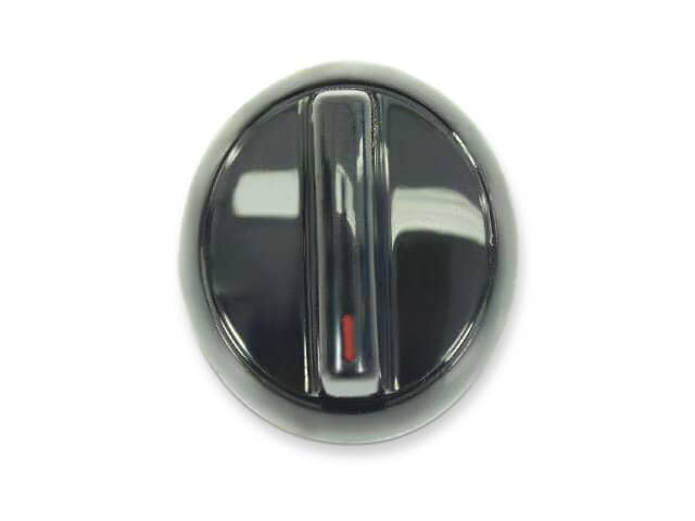 WP98006100 Whirlpool Burner Knob (Black)