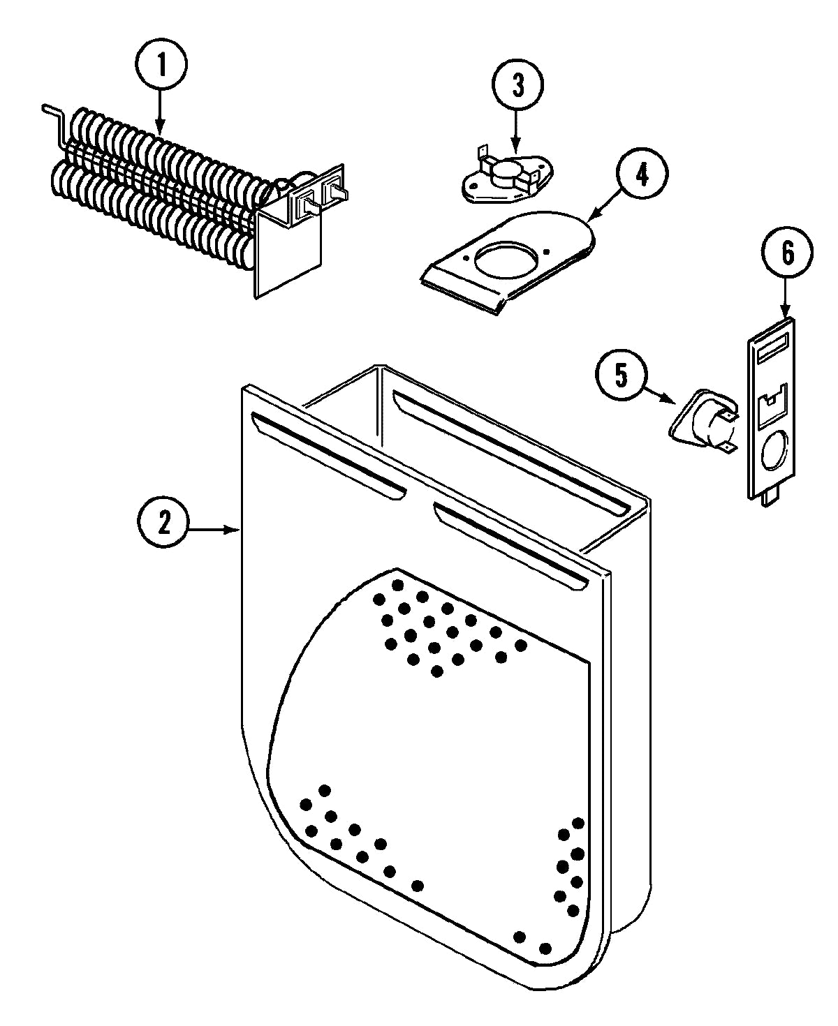 Diagram: Heater - see part 4