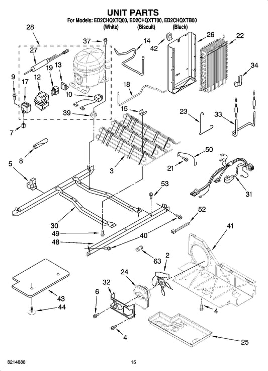 Diagram: Unit Parts - see part 13