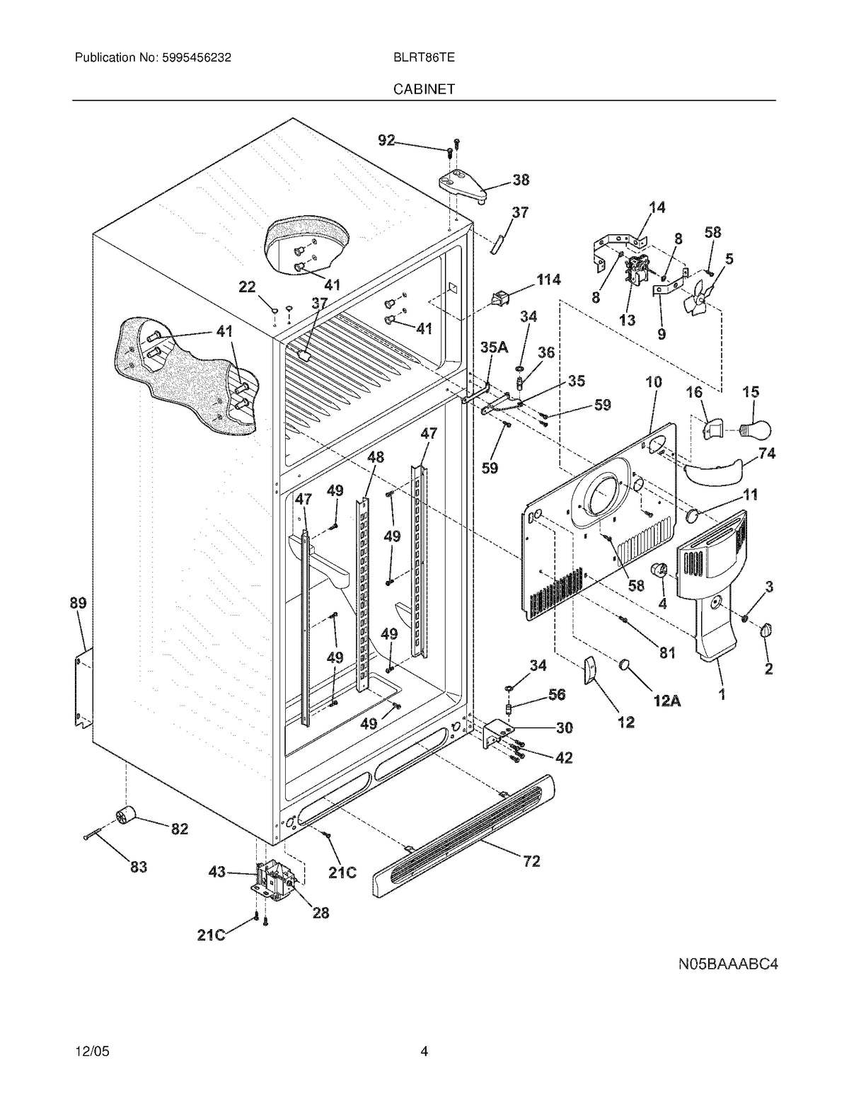 Diagram: Cabinet - see part 2