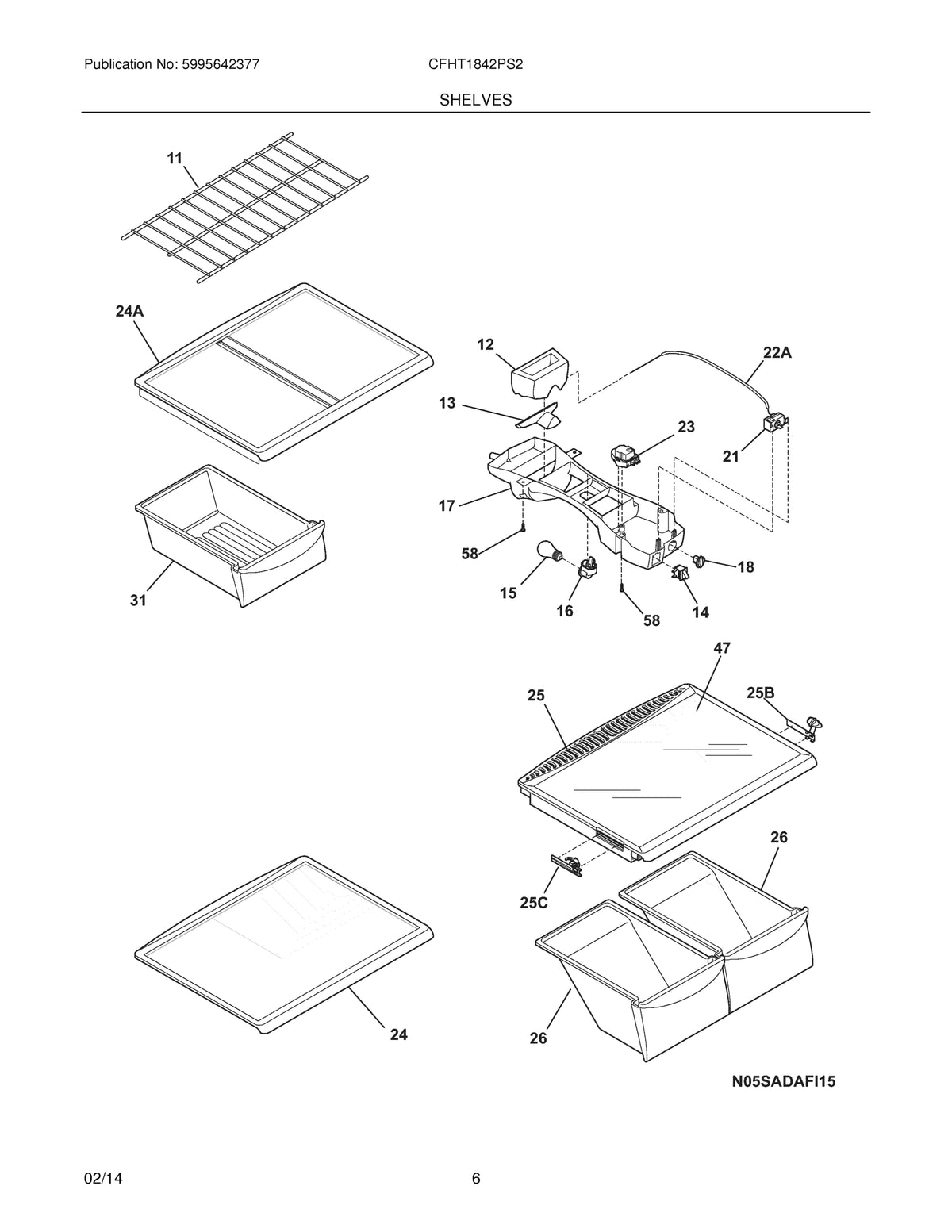 Diagram: Shelves