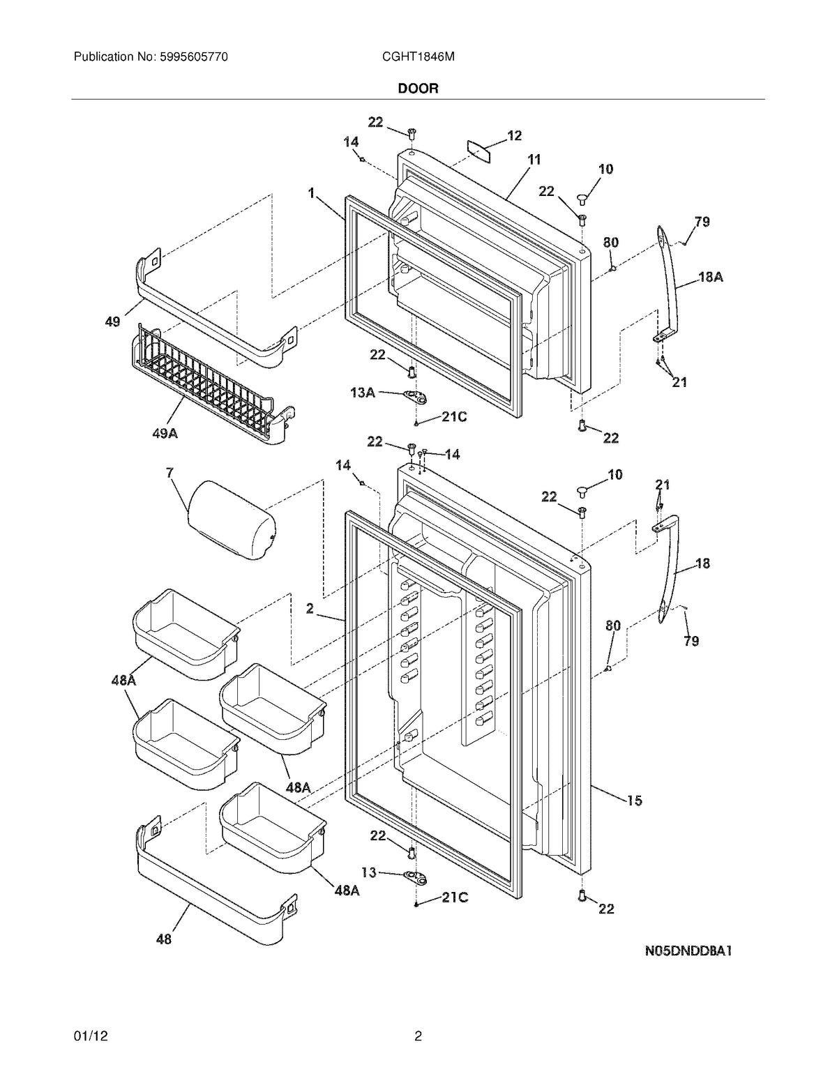 Diagram: Doors - see part 12