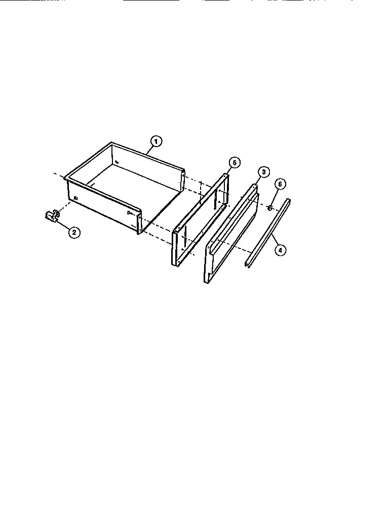 Diagram: Utility Drawer - see part 2