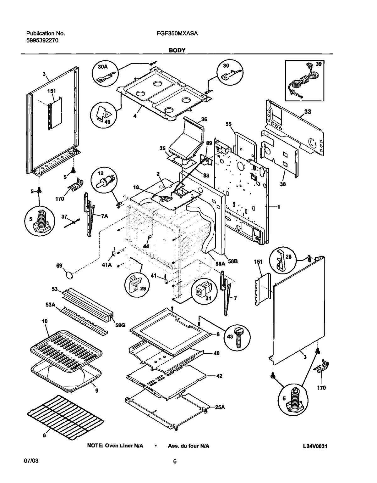 Diagram: Body - see part 6