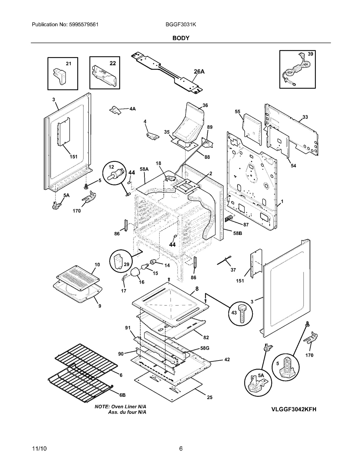 Diagram: Body - see part 4