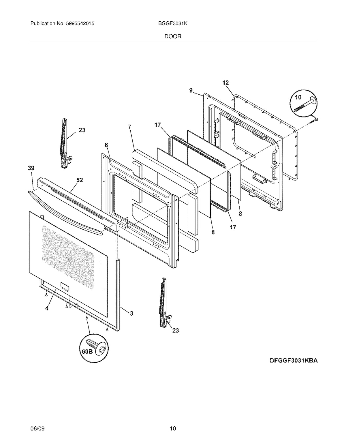 Diagram: Door - see part 39