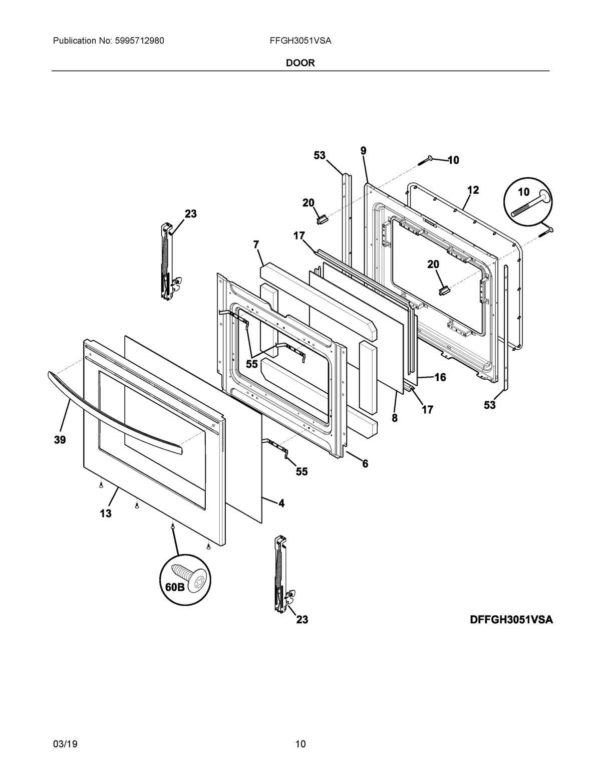 Diagram: Door - see part 23