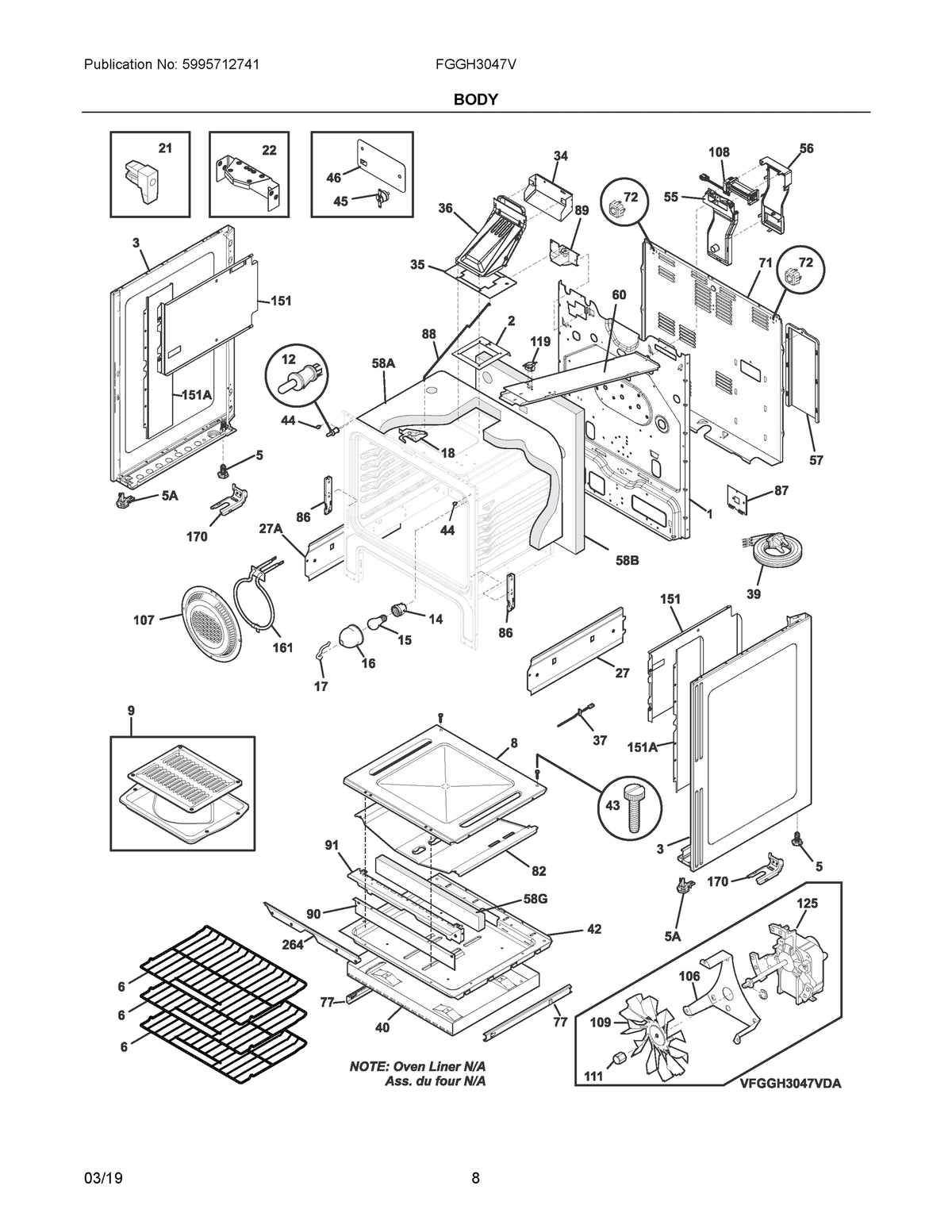 Diagram: Body - see part 27