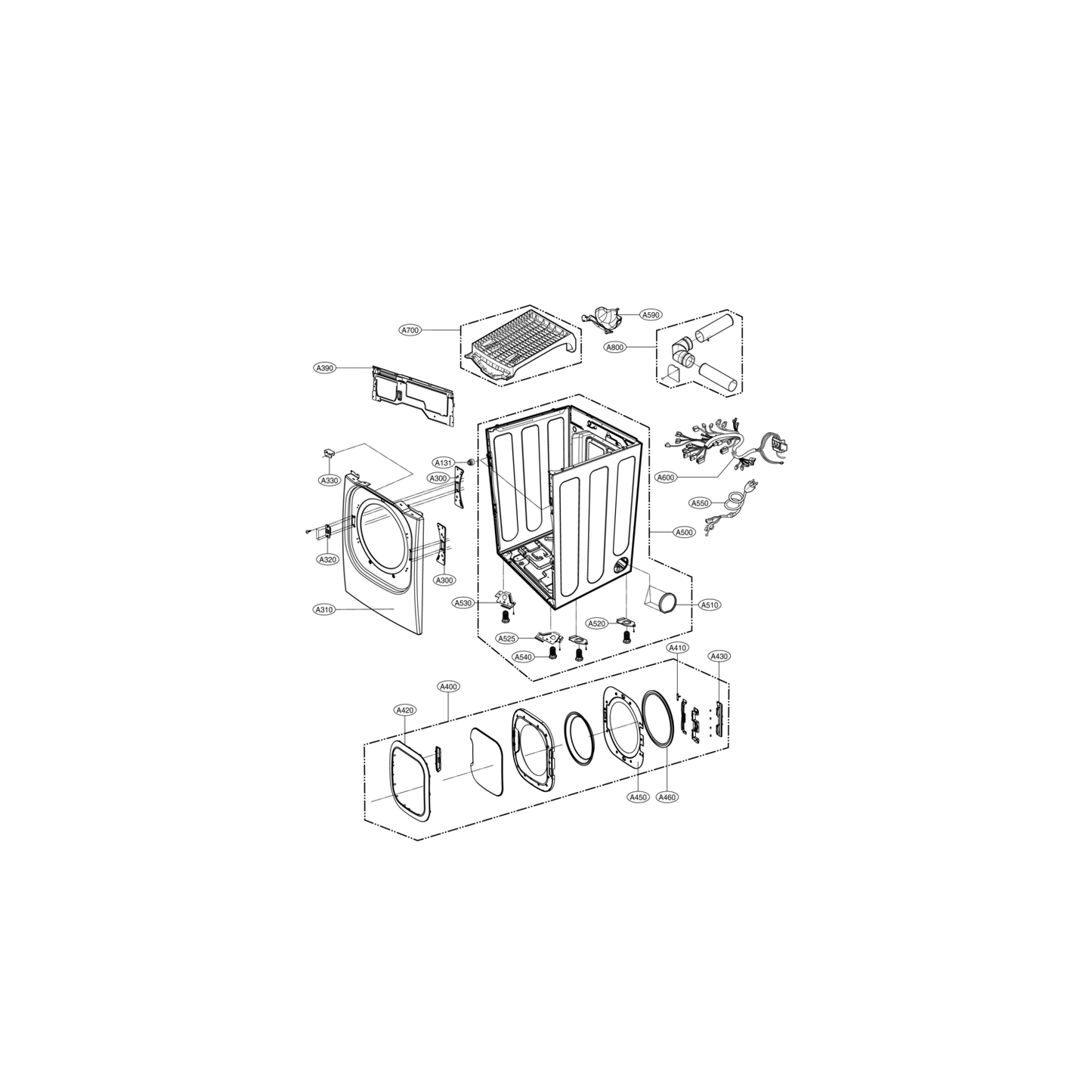 3750EL1001A Dryer Drying Rack