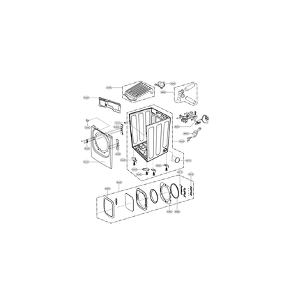 3750EL1001A Dryer Drying Rack