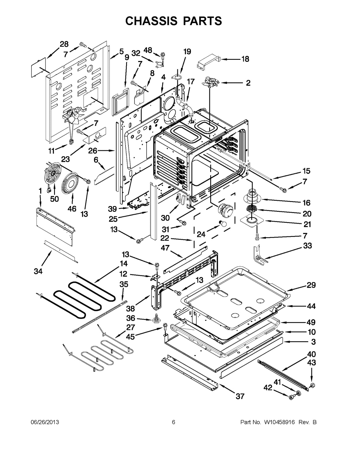 Diagram: Chassis Parts - see part 37