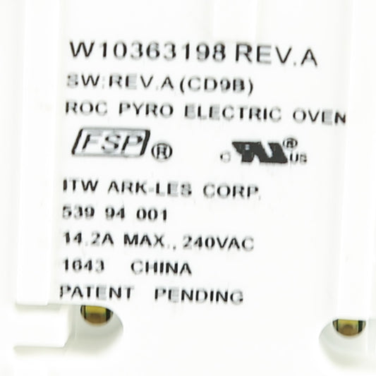 Whirlpool WPW10363198 Oven Switch - Genuine OEM
