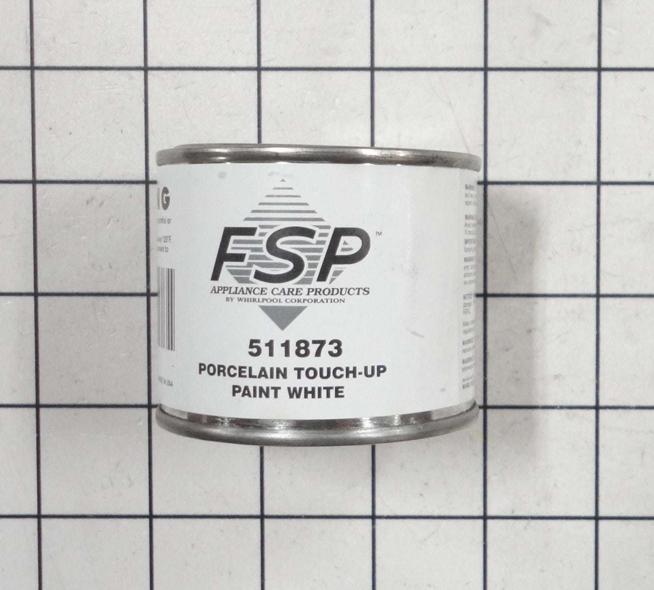 511873 Whirlpool Porcelain Touch-Up Paint (White, 2 oz.)