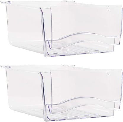 WR32X21098 Crisper Drawer Assembly SET OF 2 Crockery Baskets