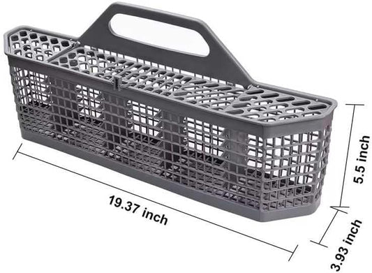 WD28X26099 Dishwasher Lower Dishrack Assembly and WD28X10128 Silverware Basket KIT