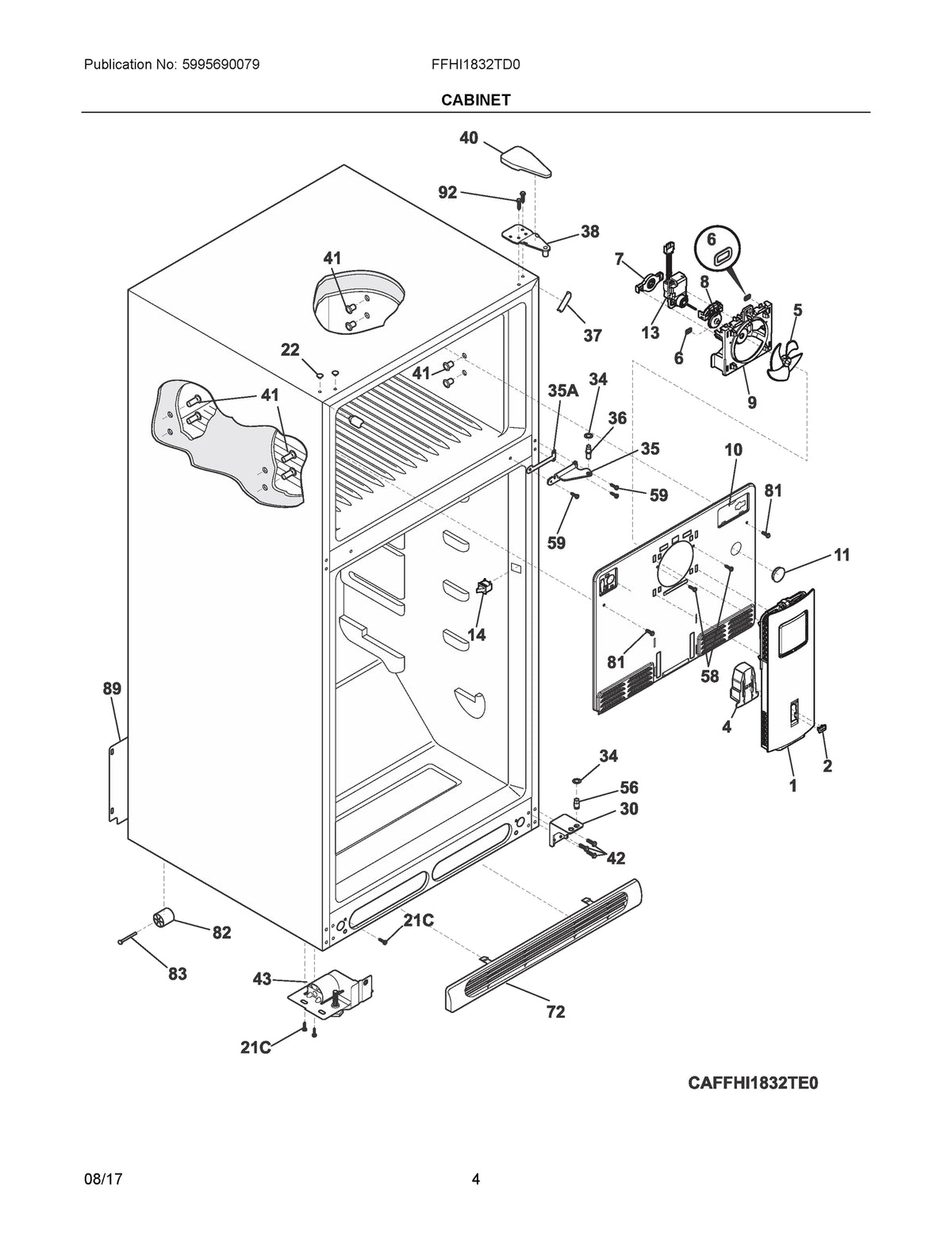 Diagram: Cabinet - see part 4