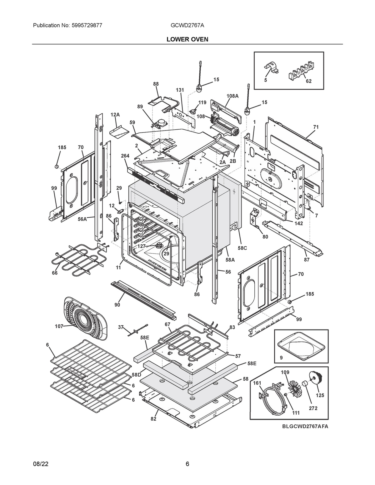 Diagram: Lower Oven