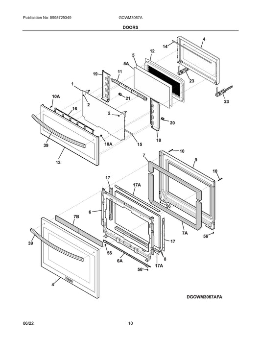 Diagram: Doors - see part 18