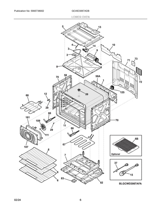 Diagram: Lower Oven