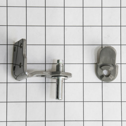Whirlpool W10500004 Refrigerator Bottom Door Hinge & Cam Kit (Right, Gray) - Genuine OEM