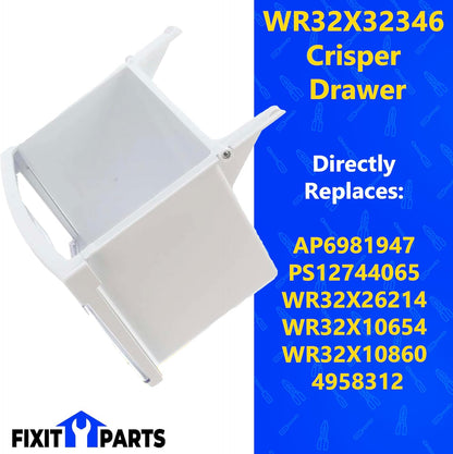 WR32X32346 Crisper Drawer