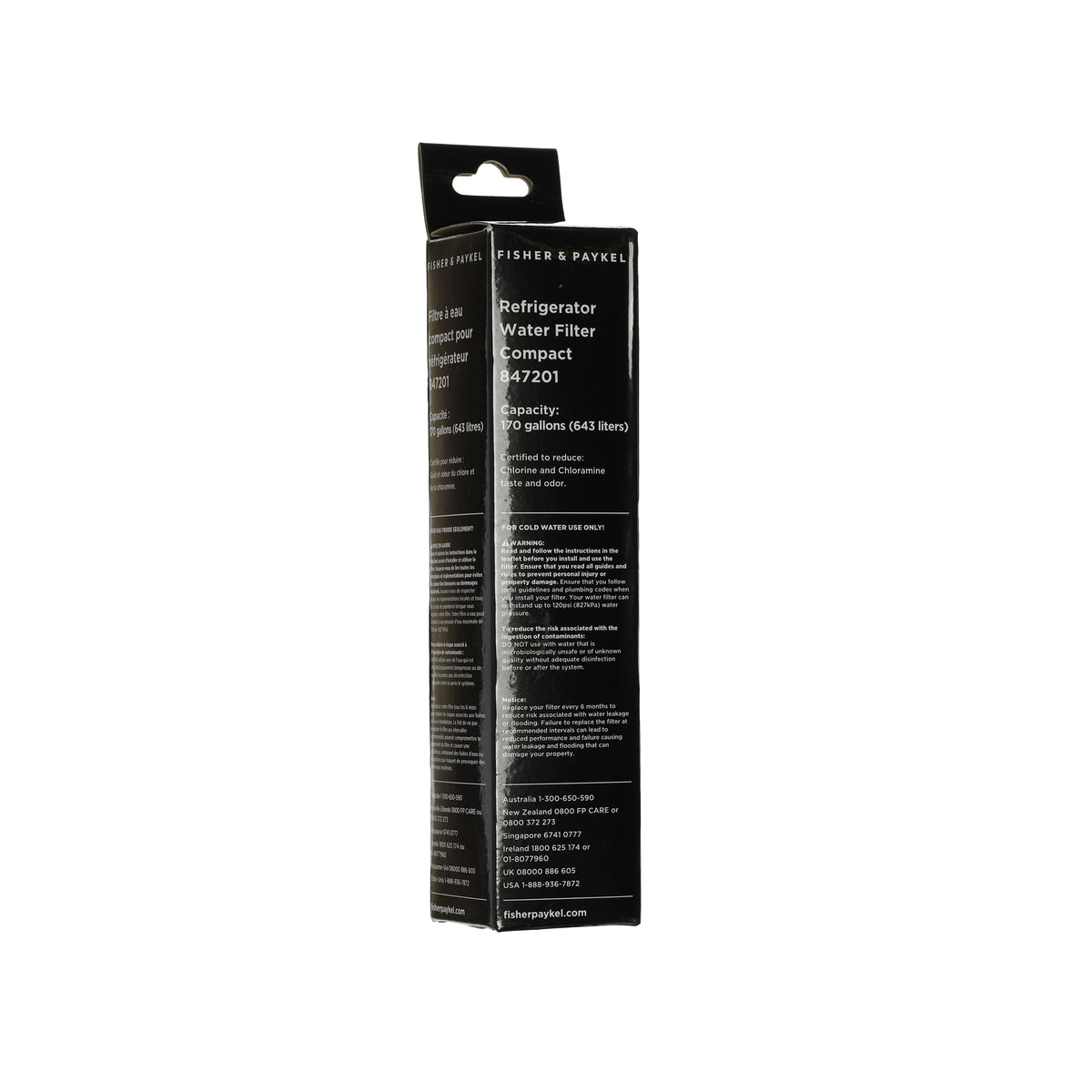 Fisher & Paykel 847201 Filter Water Compact Ref Fwc4 - Genuine OEM