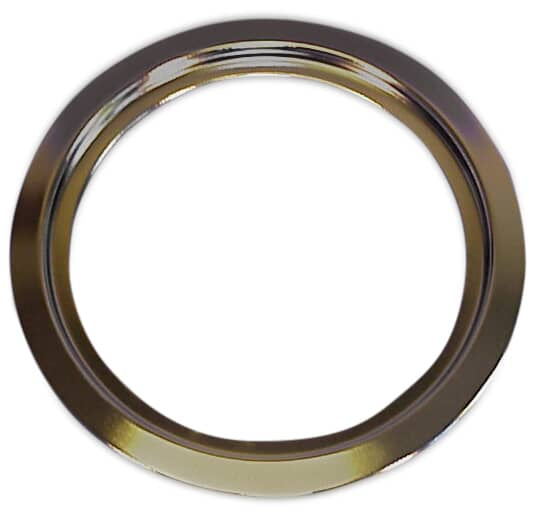 WB31X5014 GE 8 Chrome Burner Ring"