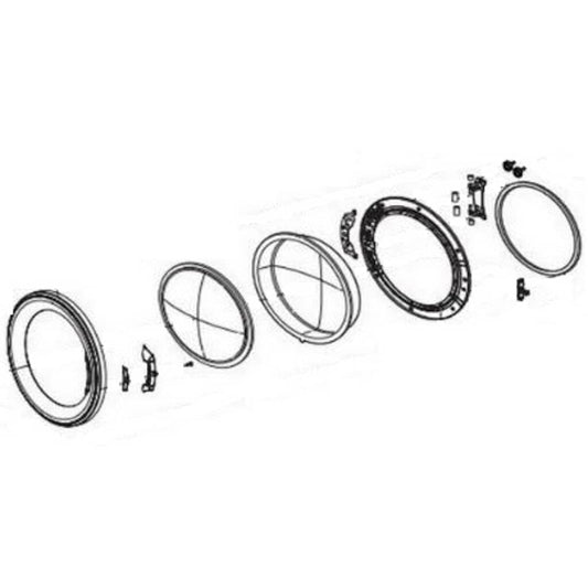 ADC72301112 LG Door Assembly