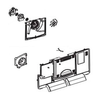 AEB73764530 LG Fan Grill Assembly