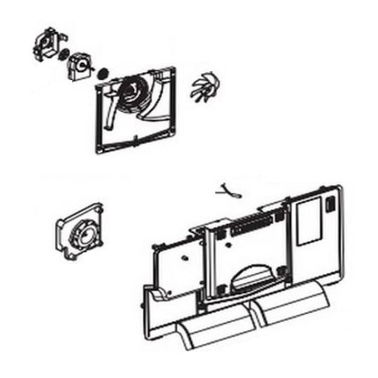AEB73764530 LG Fan Grill Assembly