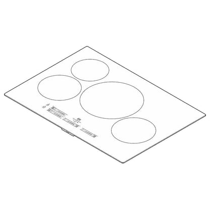 5304527896 Electrolux Glass Main Cooktop (Black)