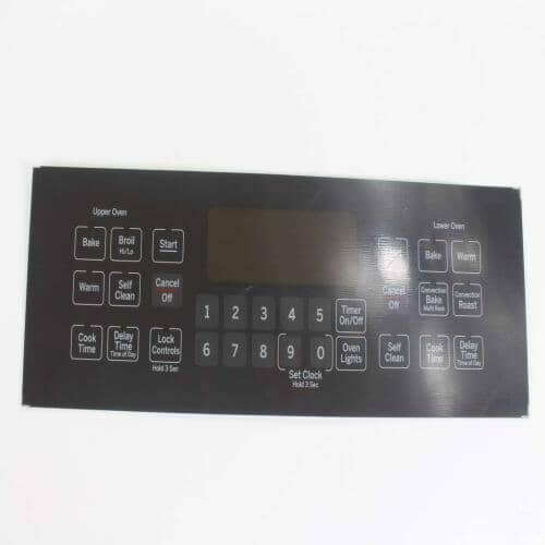 WB07X21005 GE Control Panel (Black)