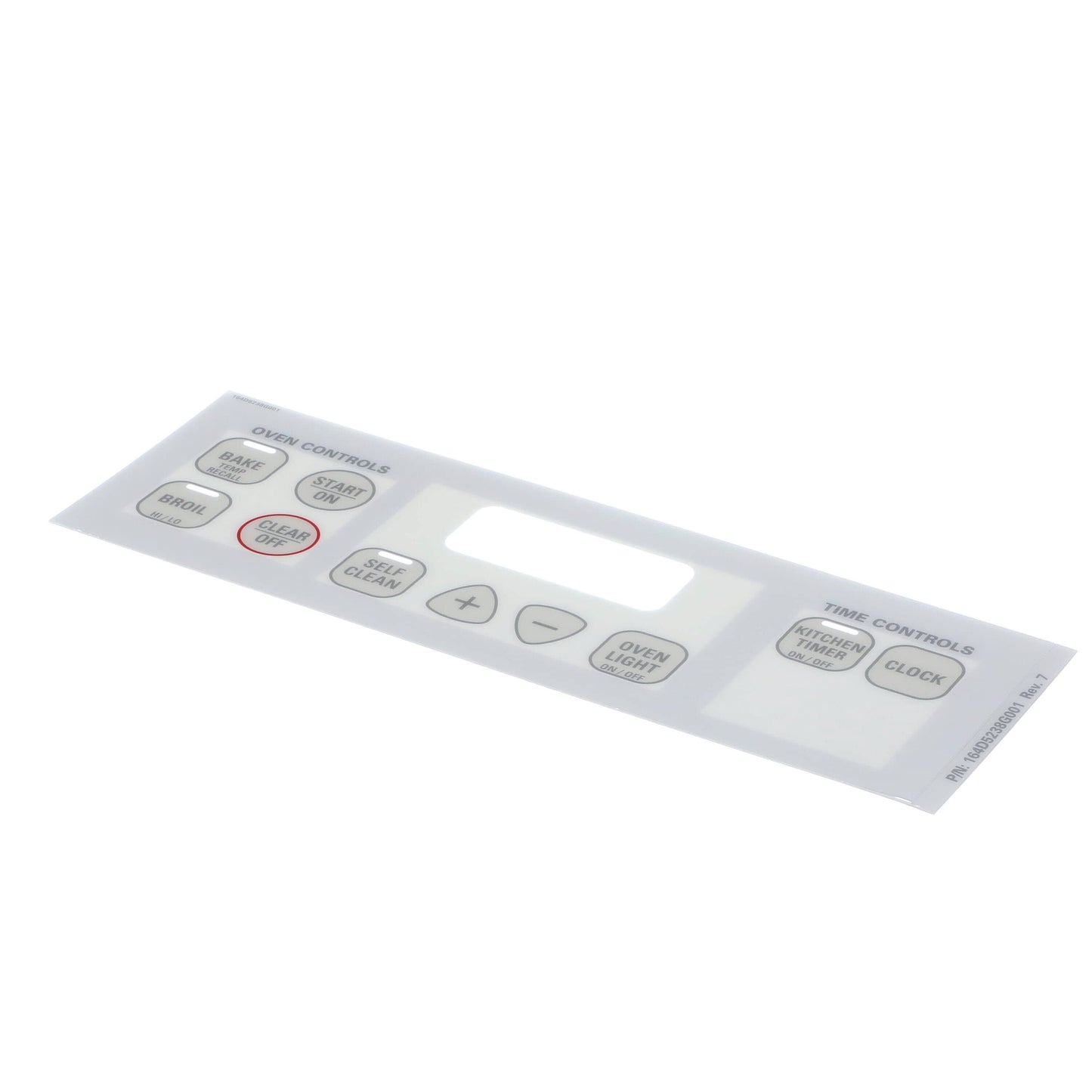 WB27T10518 GE Faceplate/Overlay