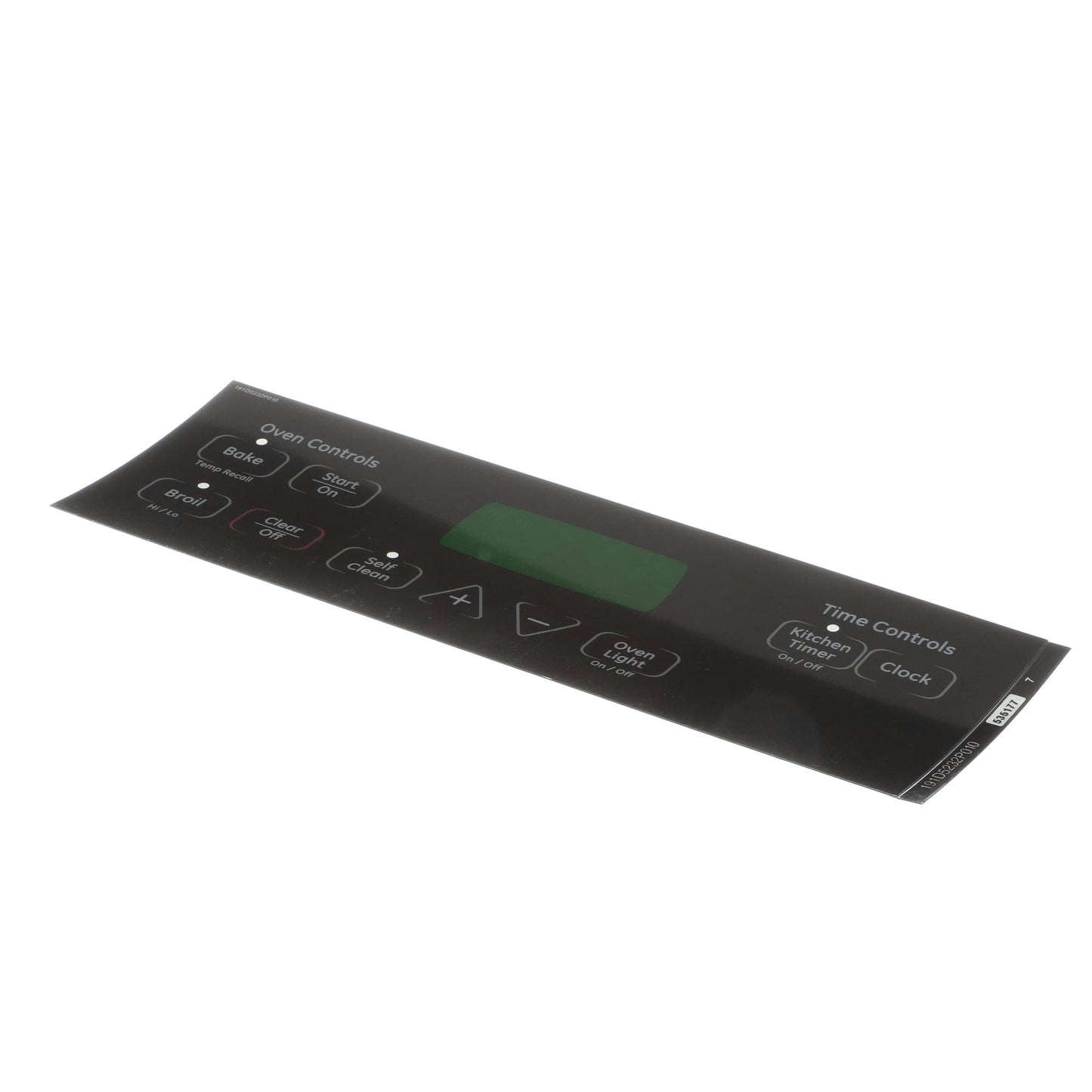 WB27T11013 GE Overlay Faceplate (Black)
