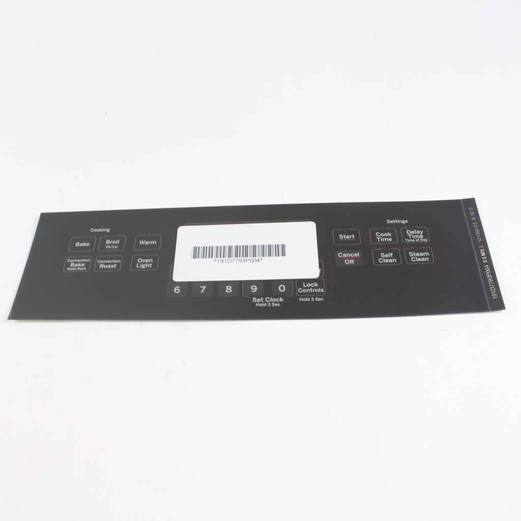 WB27X20097 GE Faceplate Overlay